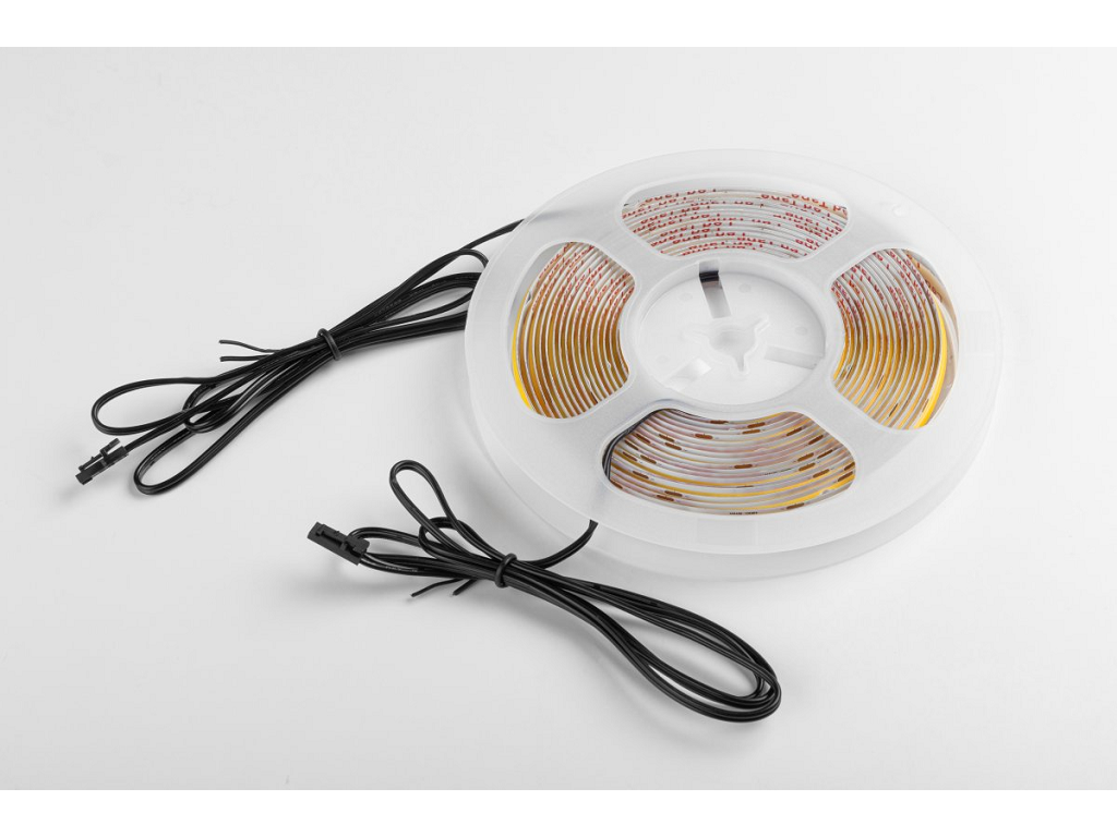 Strip Led Adesivo 5mt 24v Ip20 Luce Continua Reel Cob Dual Light 10w mt 120°800lm/mt 6500k | GTV - immagine 9